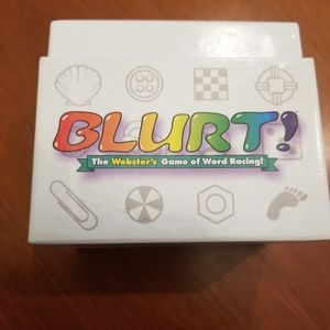 Blurt card game of words